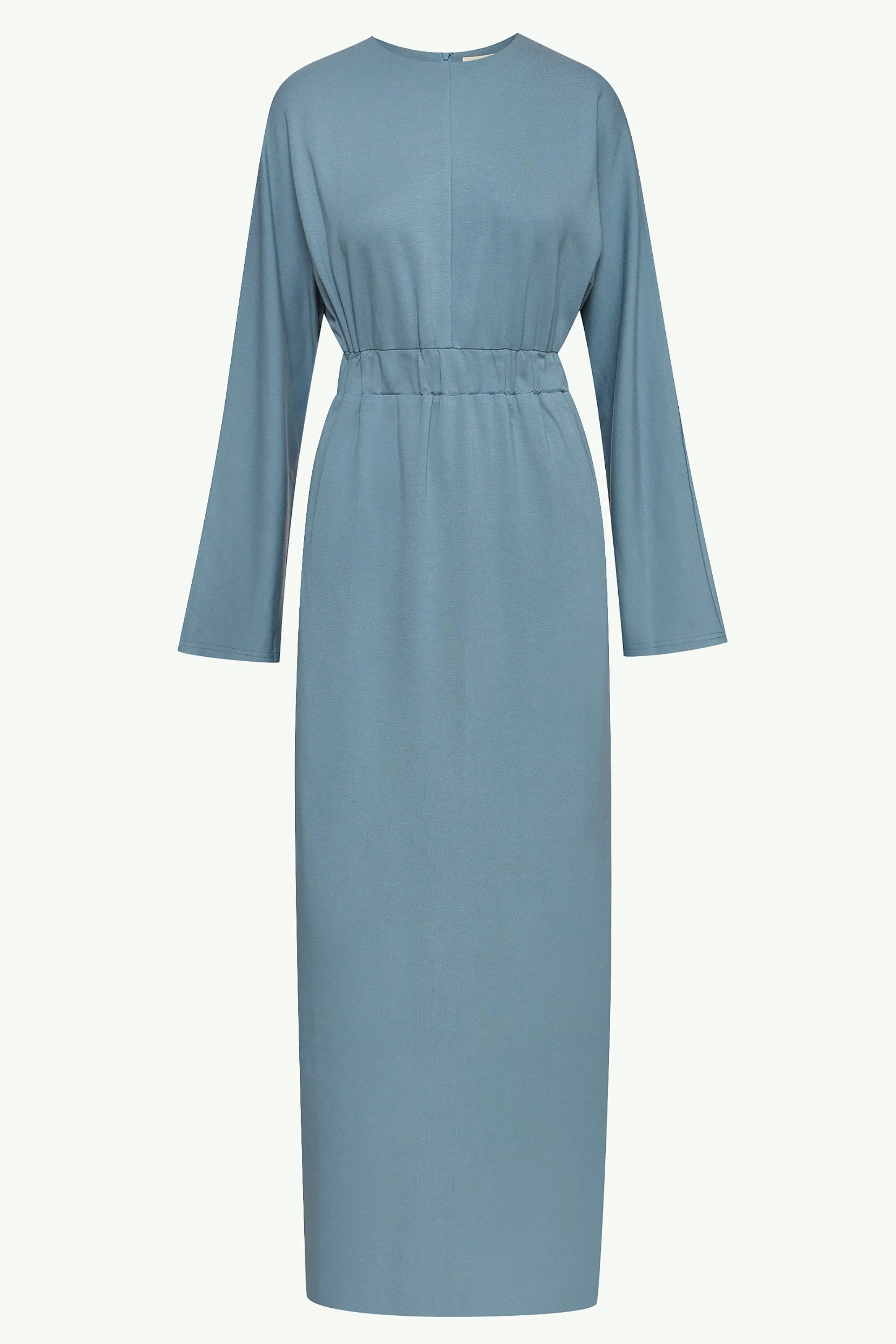 Adelynn Jersey Batwing Maxi Dress - Powder Blue