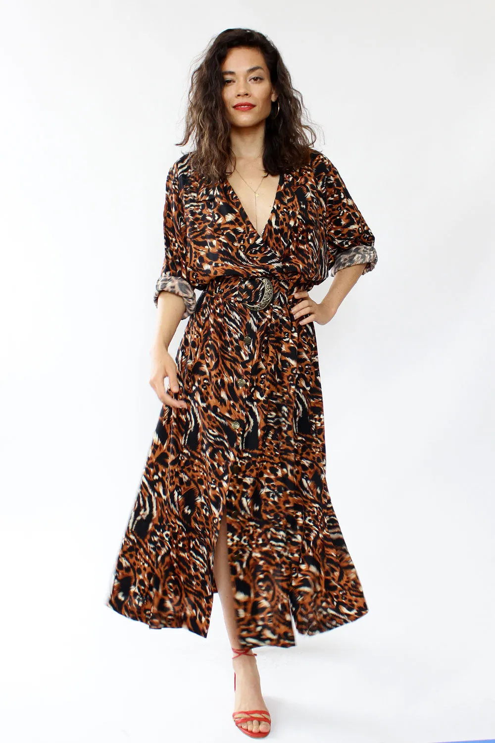 Animal Instinct Duster Dress L/XL