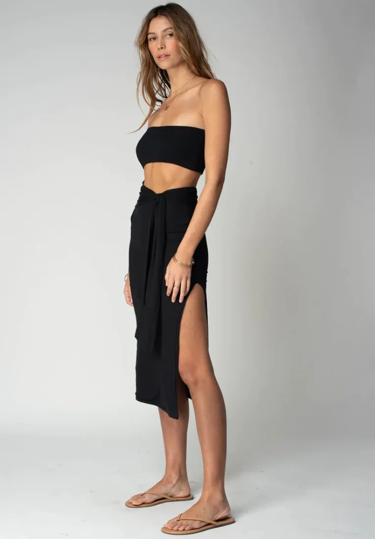 Baja Nights Black Cut Out Dress