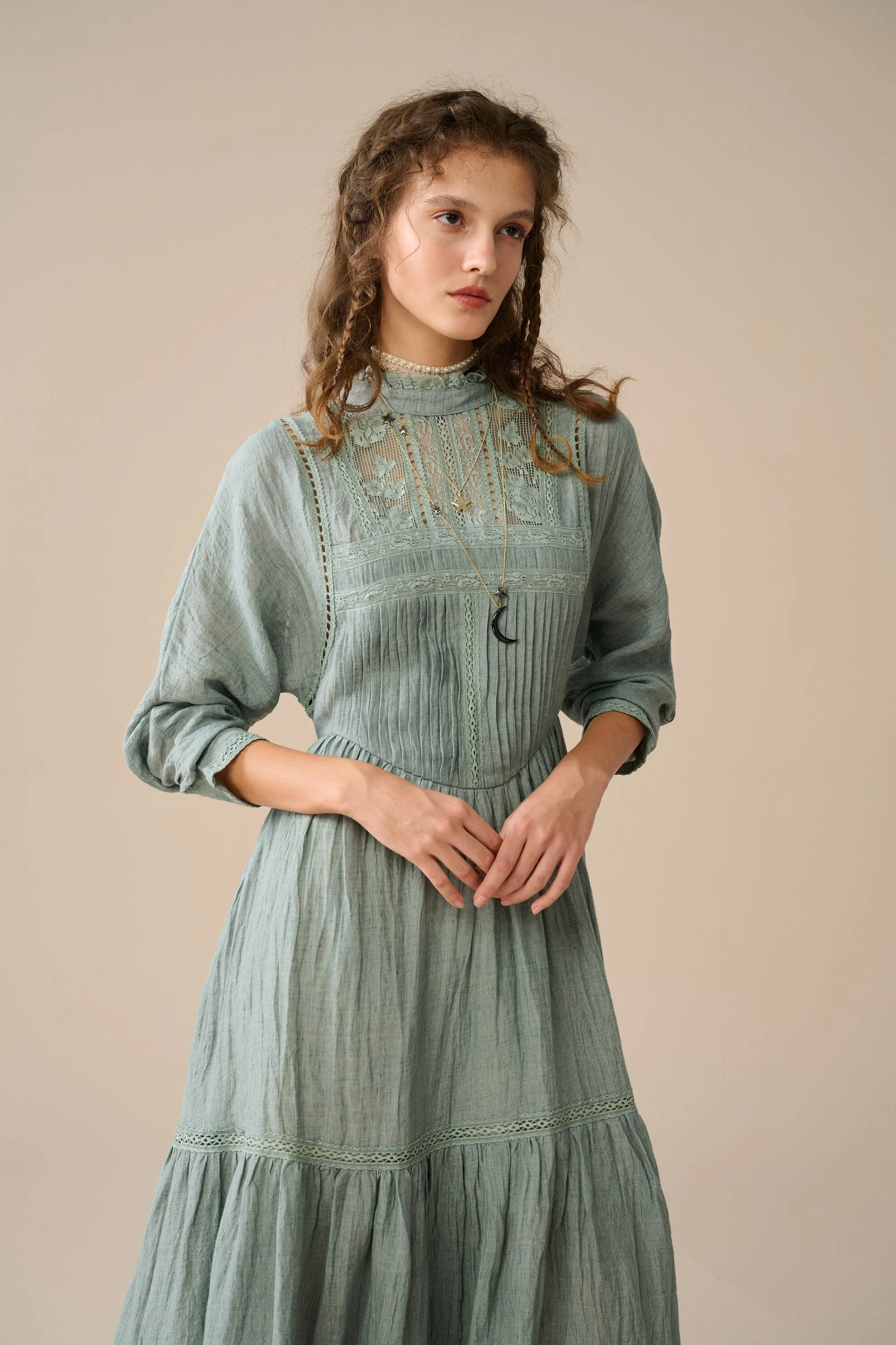 Beverly 31| victorian linen dress