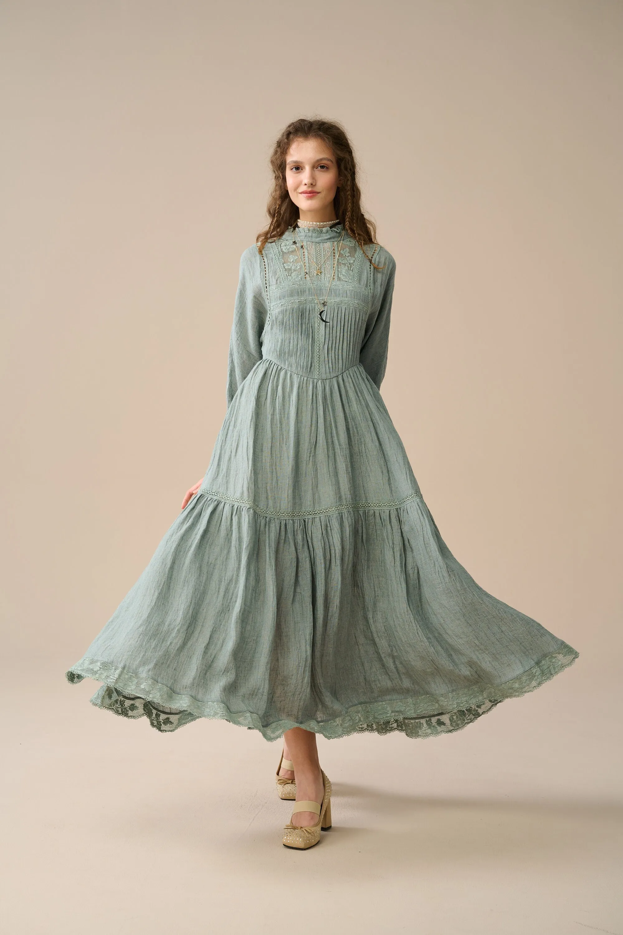 Beverly 31| victorian linen dress