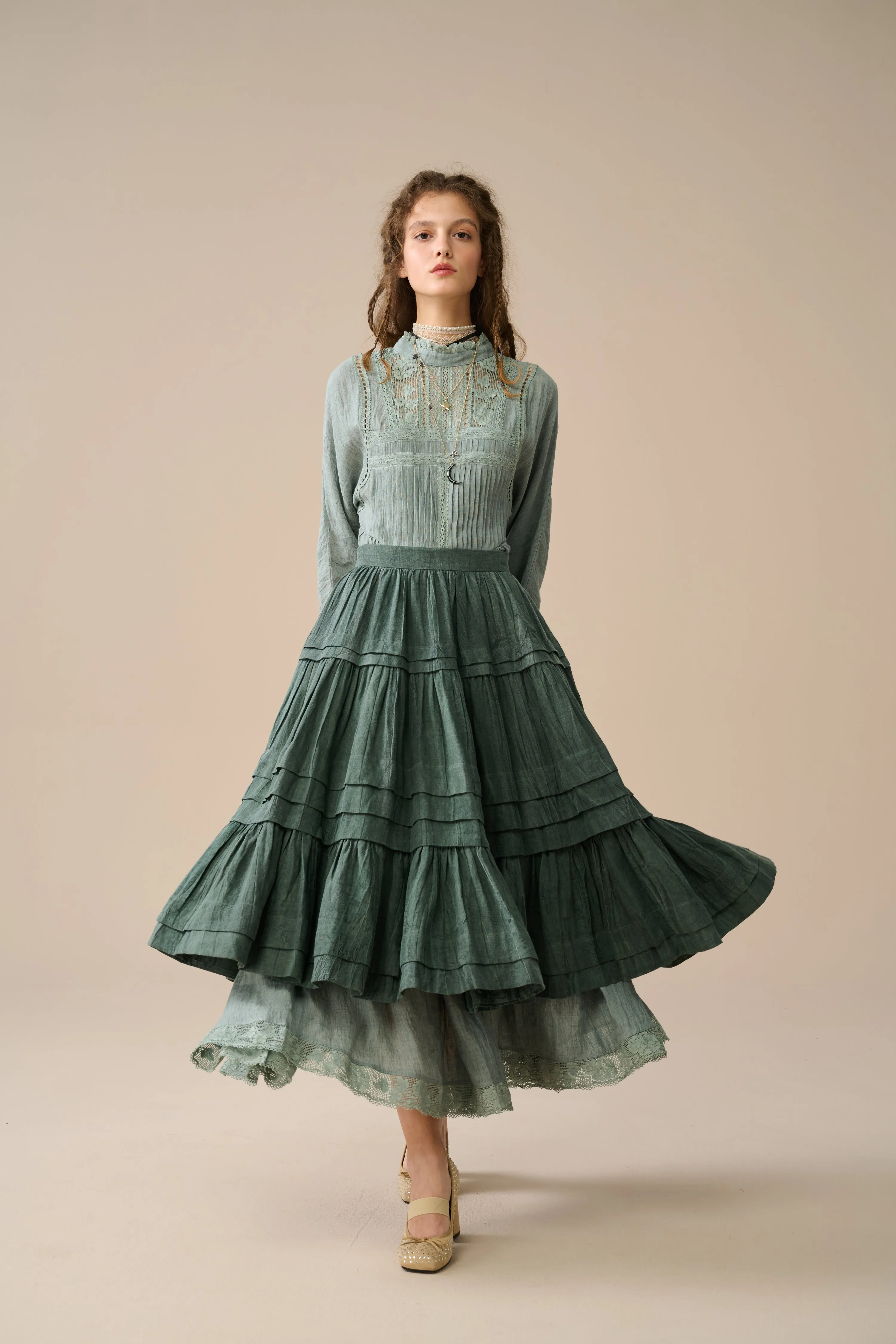 Beverly 31| victorian linen dress