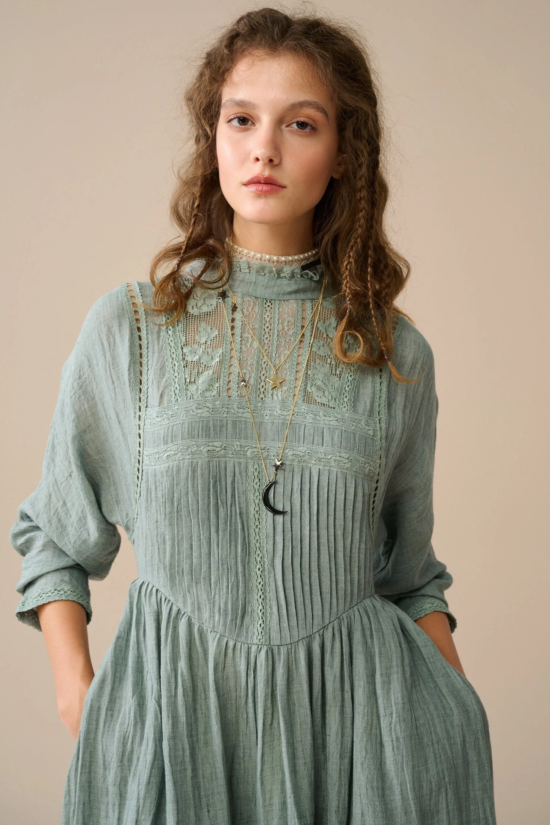 Beverly 31| victorian linen dress