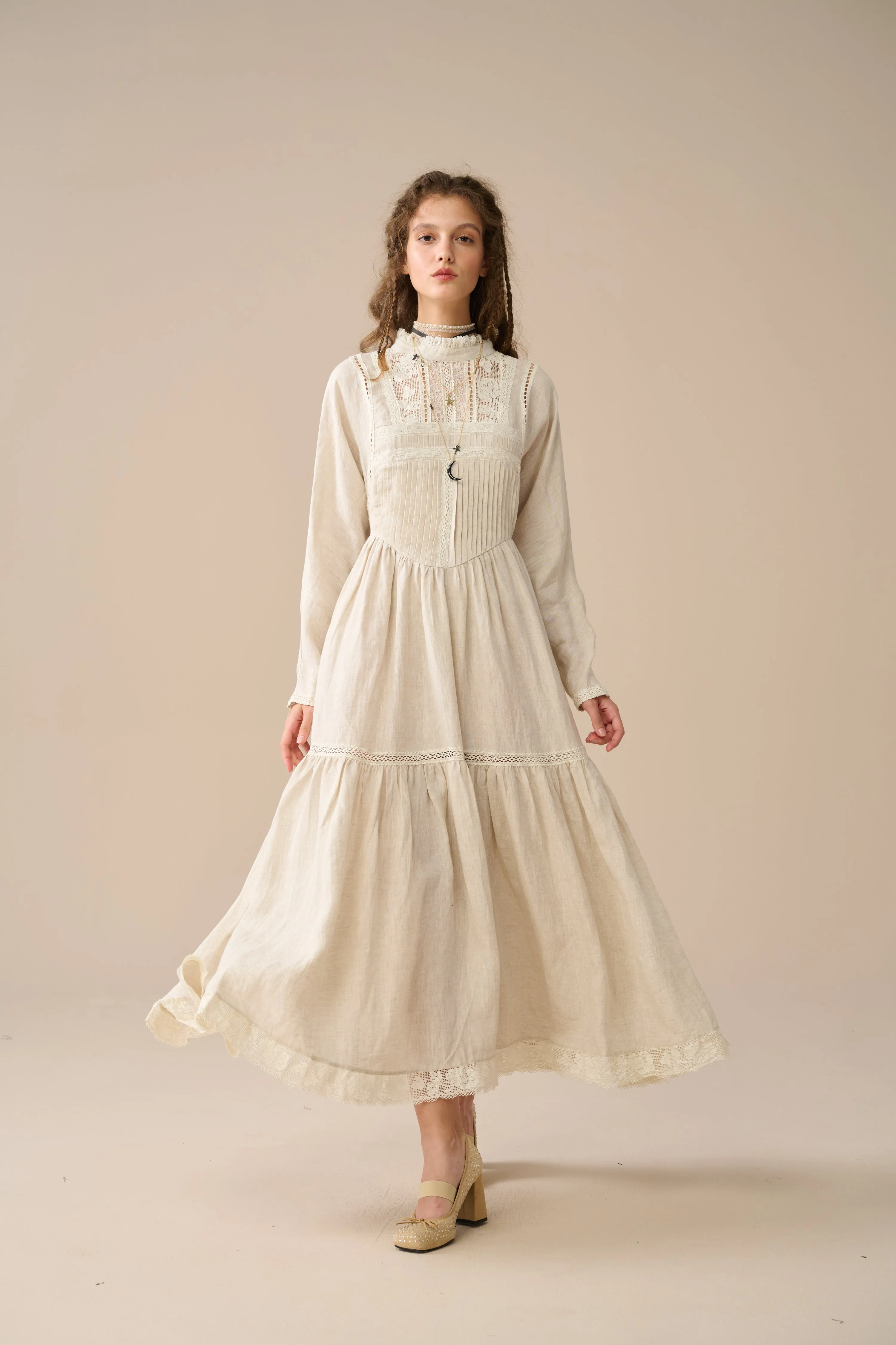 Beverly 31| victorian linen dress