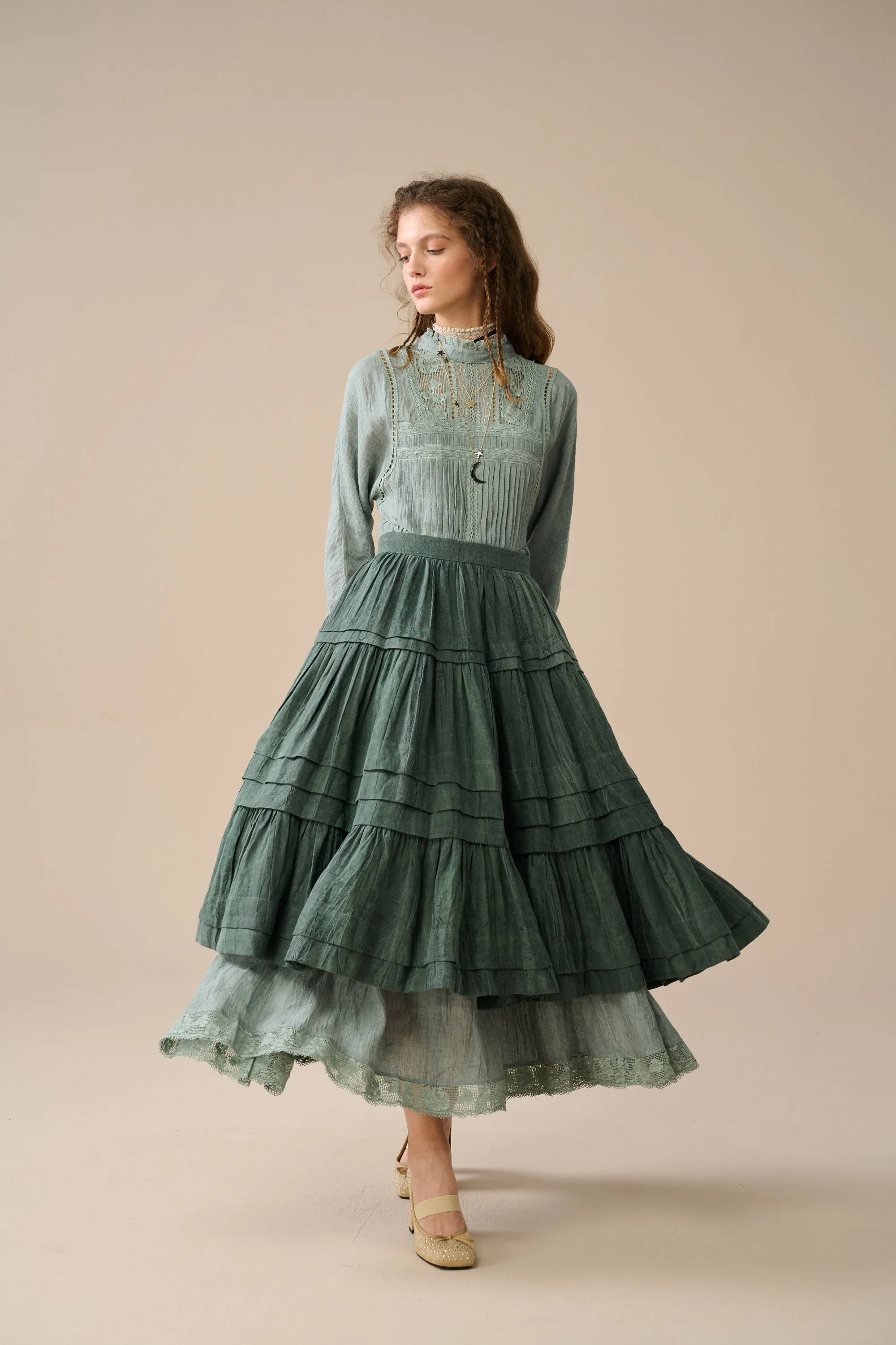 Beverly 31| victorian linen dress