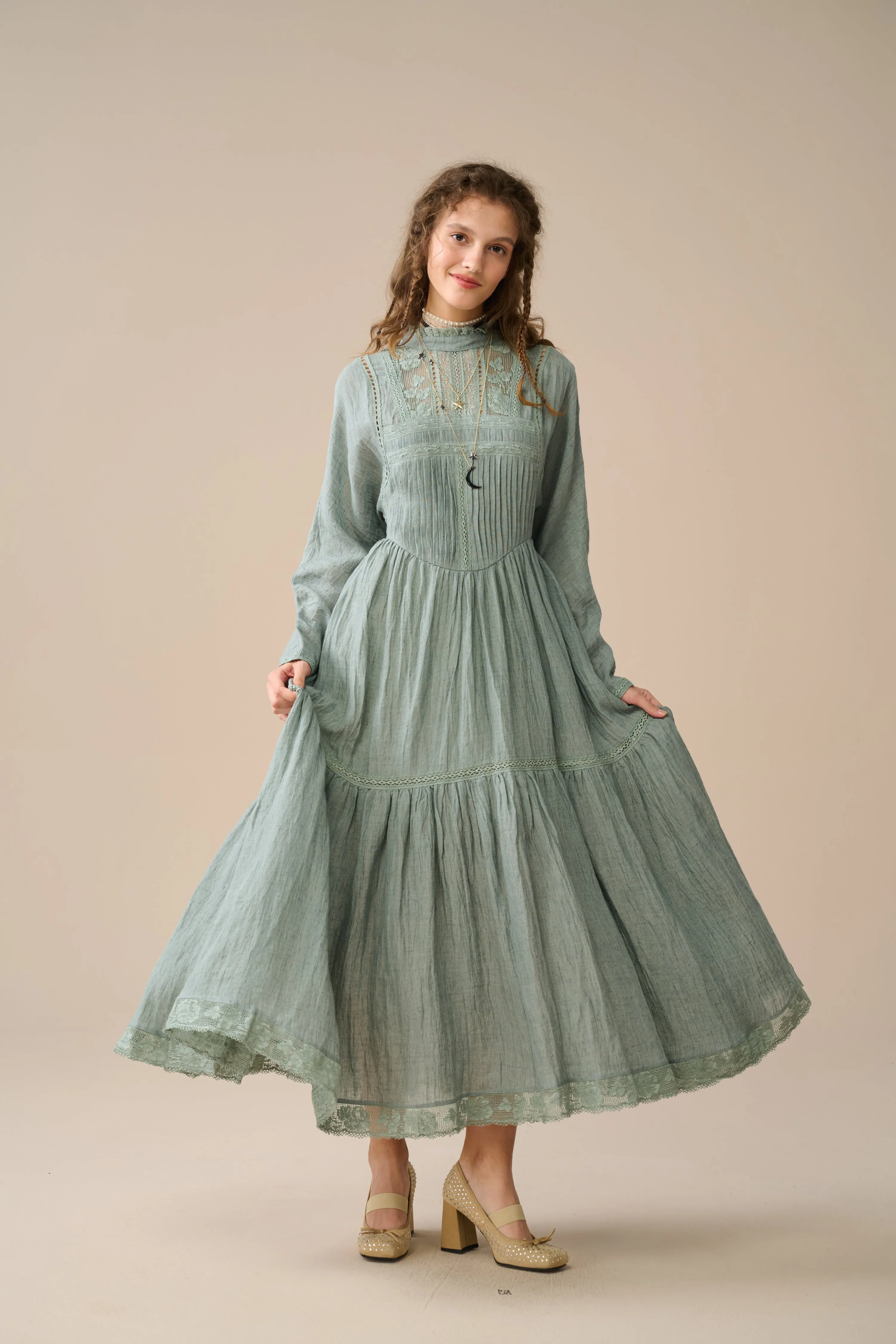 Beverly 31| victorian linen dress