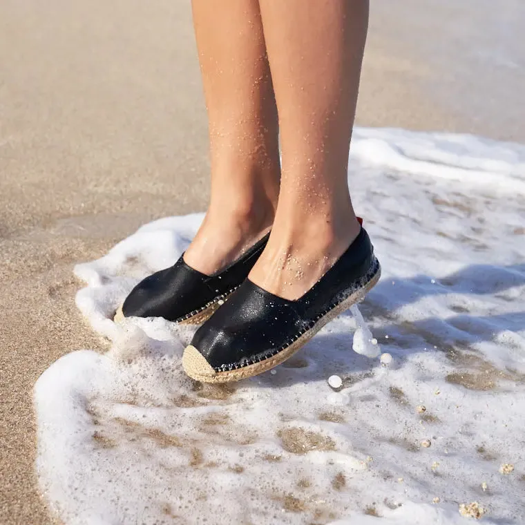 BLACK - WOMENS BEACHCOMBER ESPADRILLE