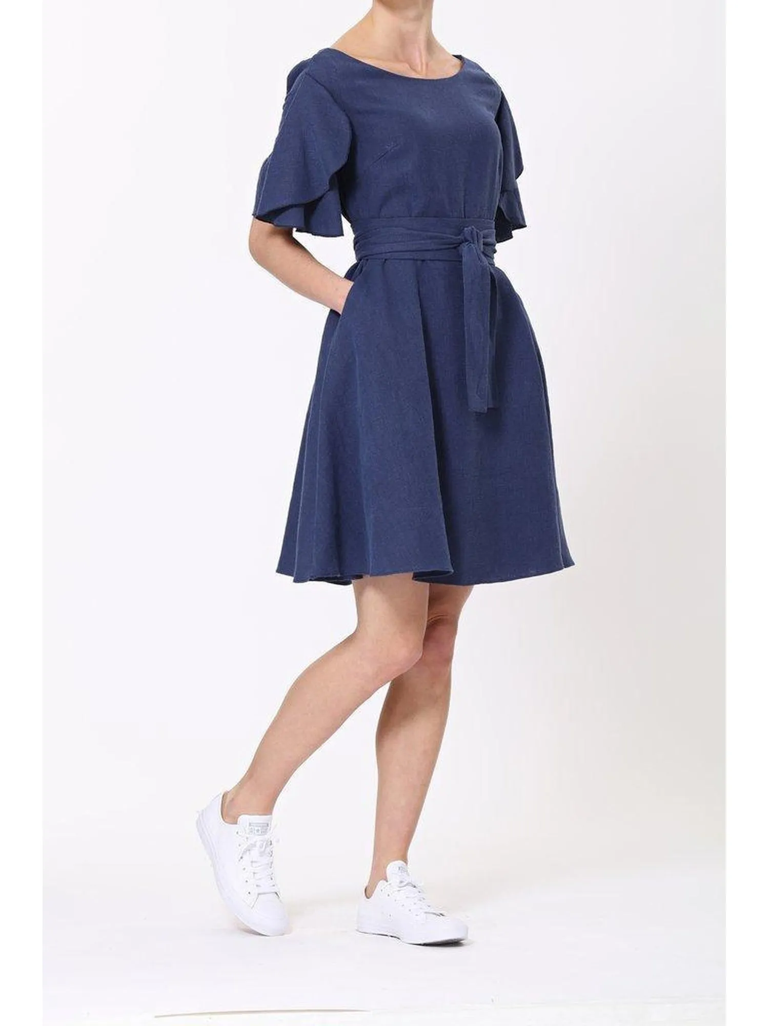 Chloe Dress- Navy