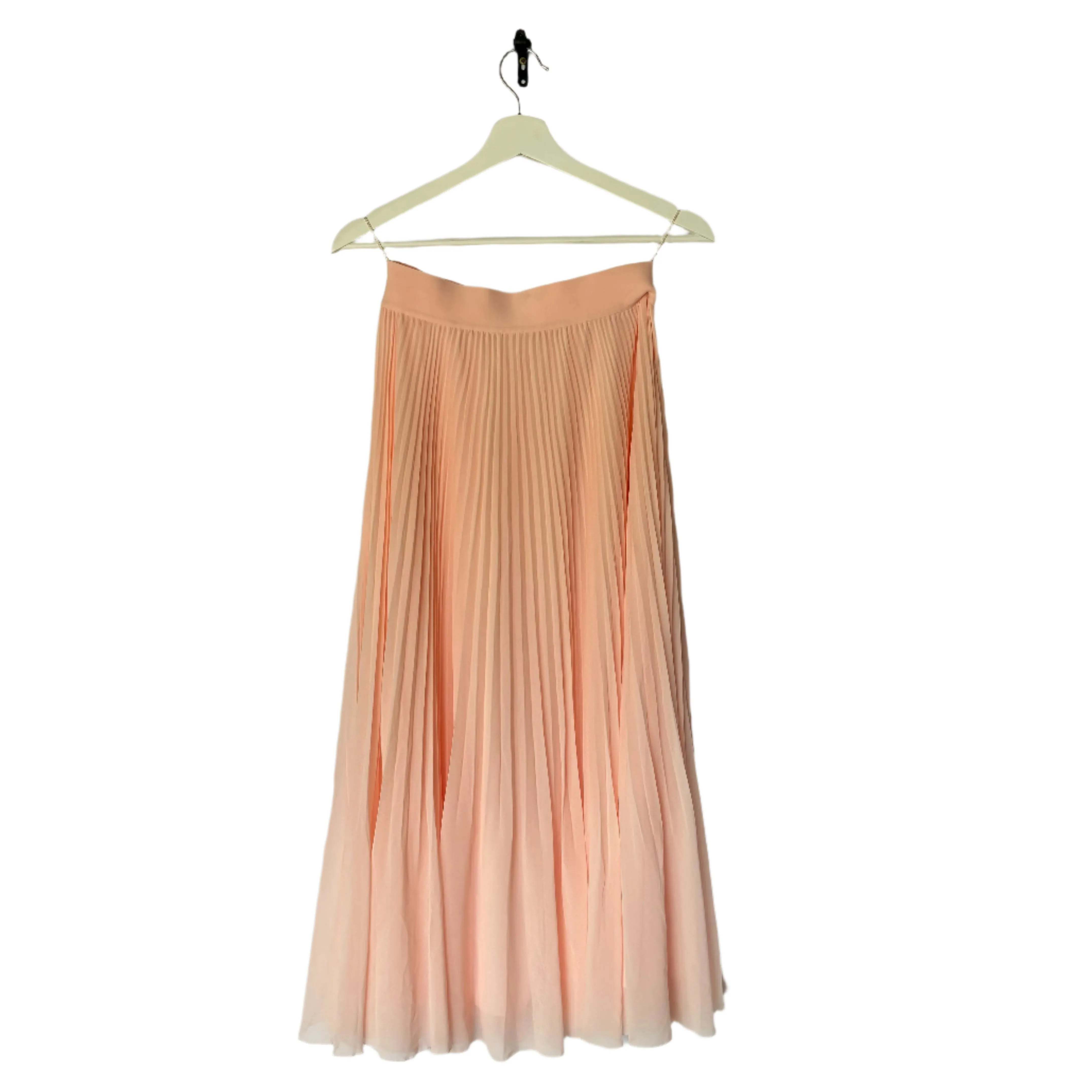 Coral Pink Chiffon Skirt By Wilfred