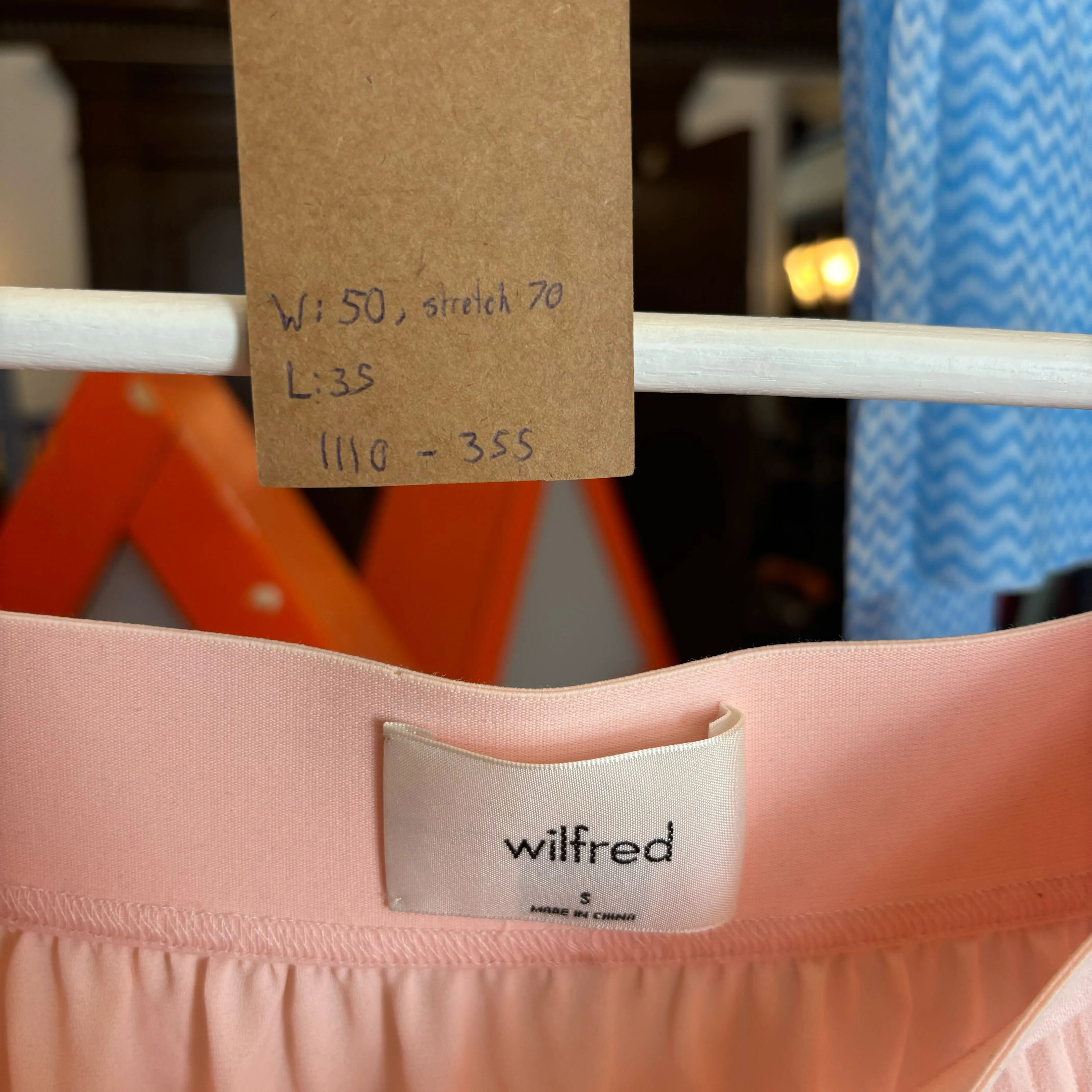 Coral Pink Chiffon Skirt By Wilfred