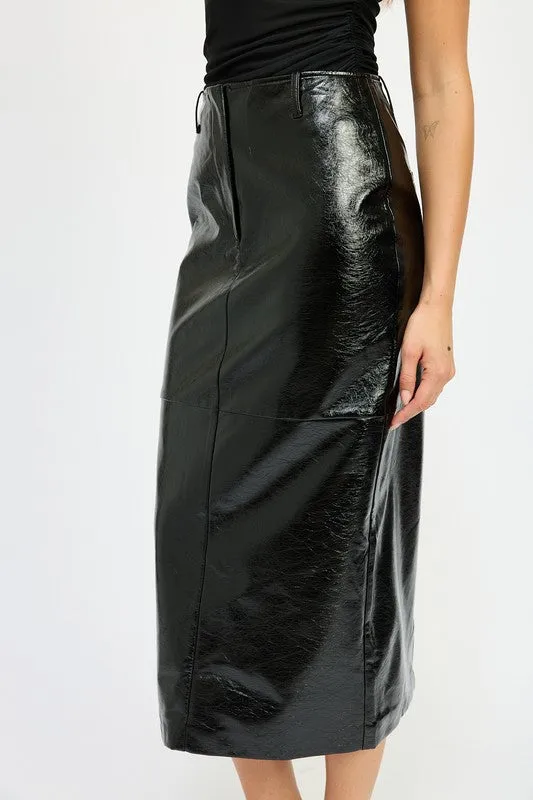 Emory Park FITTED PENCIL SKIRT WITH SLIT