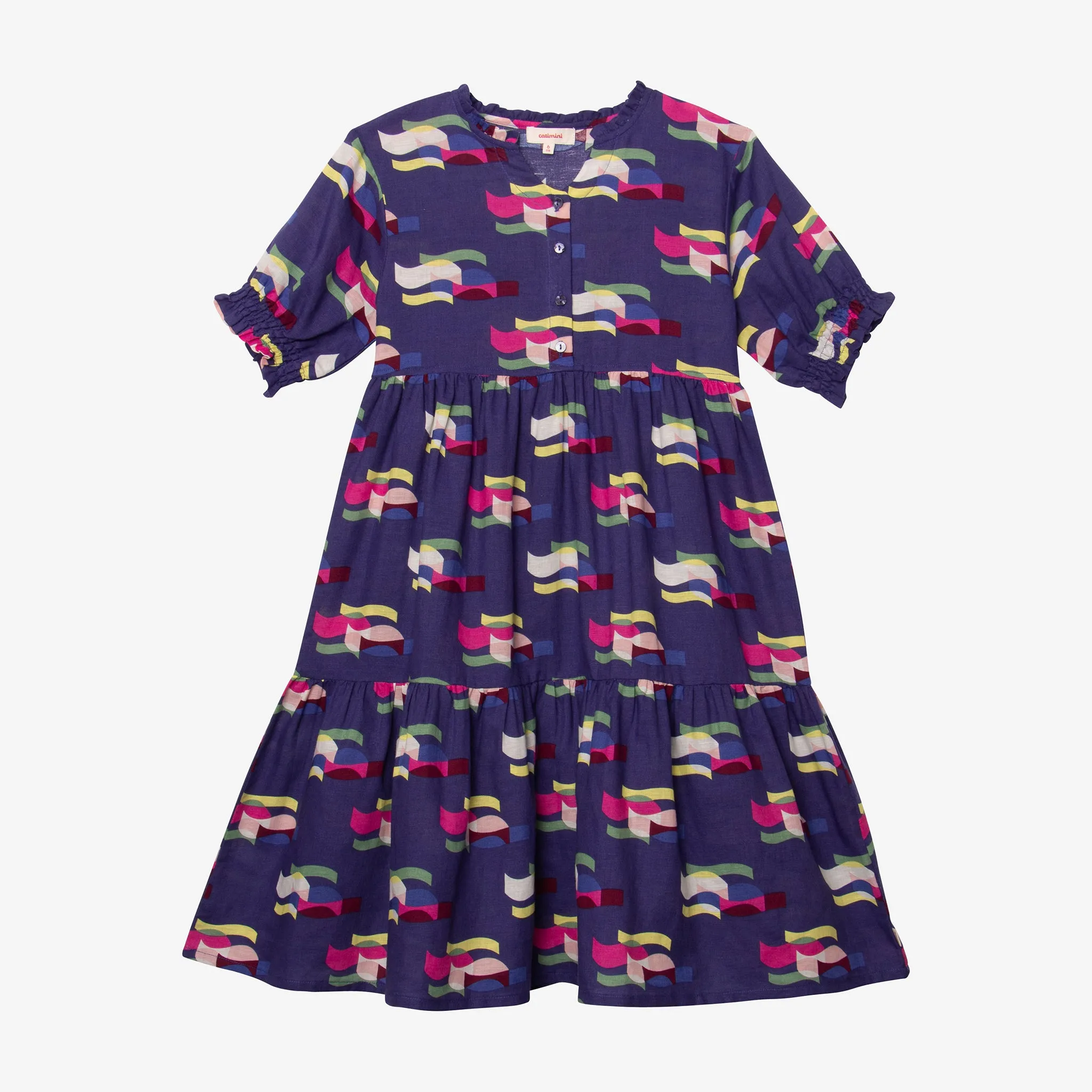 Girl's long arty dress