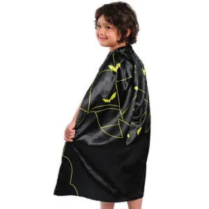 Halloween Bat Dress-up Costume Cape - Black