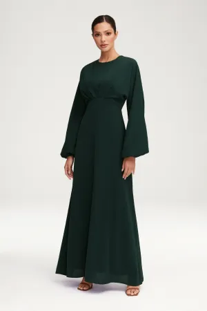 Karina Dolman Sleeve Maxi Dress - Emerald