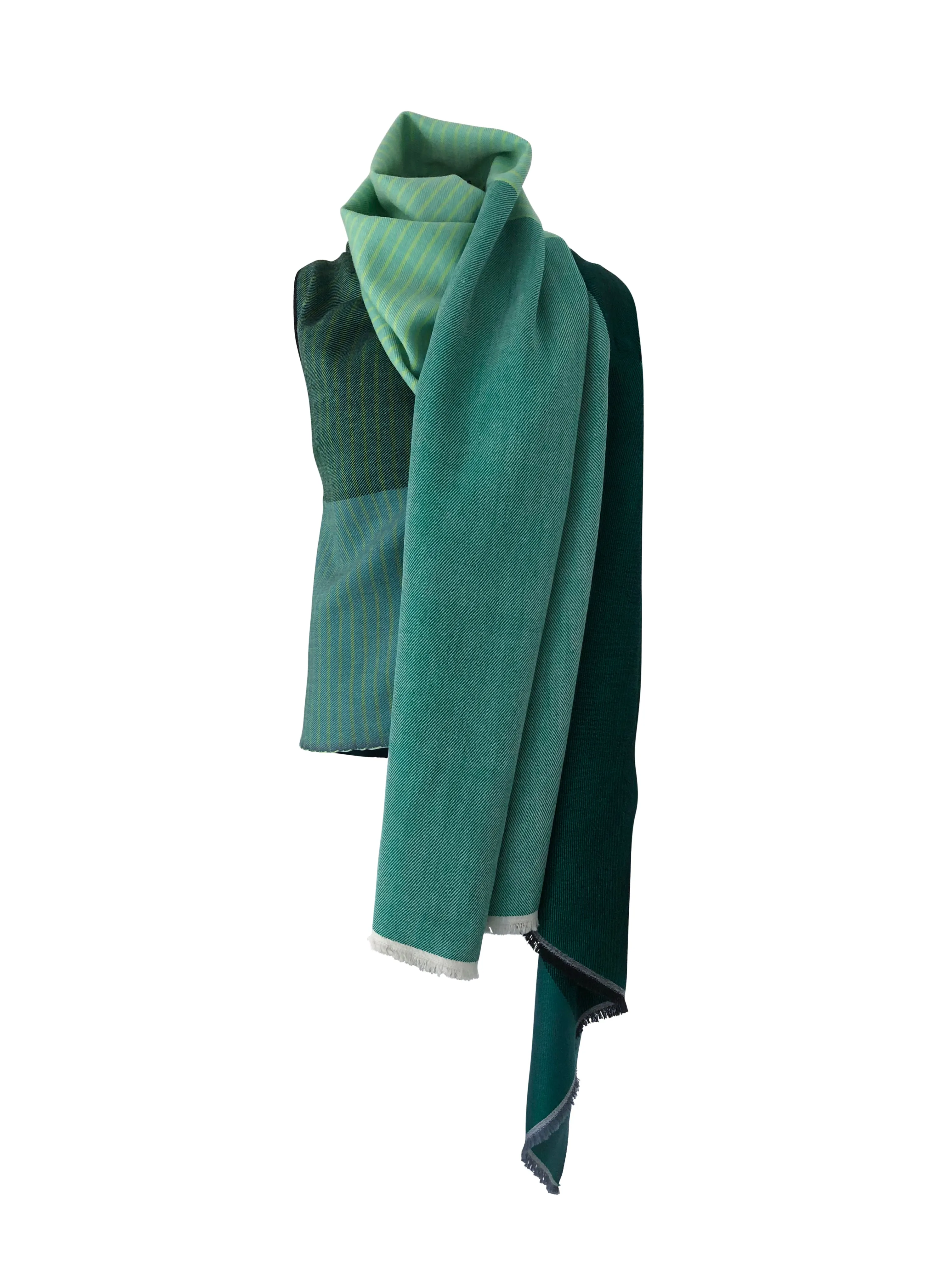 Light Wool Cape Fusion Green