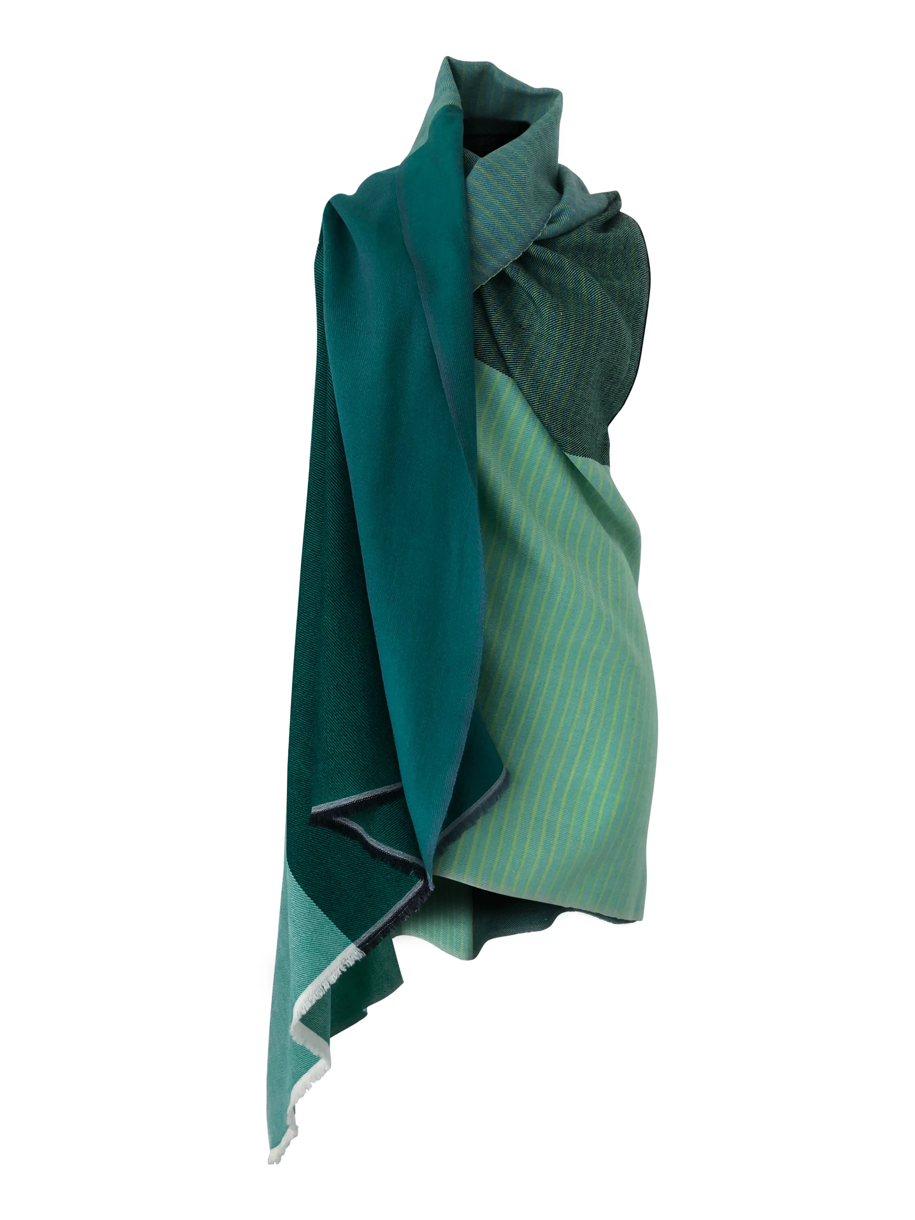 Light Wool Cape Fusion Green