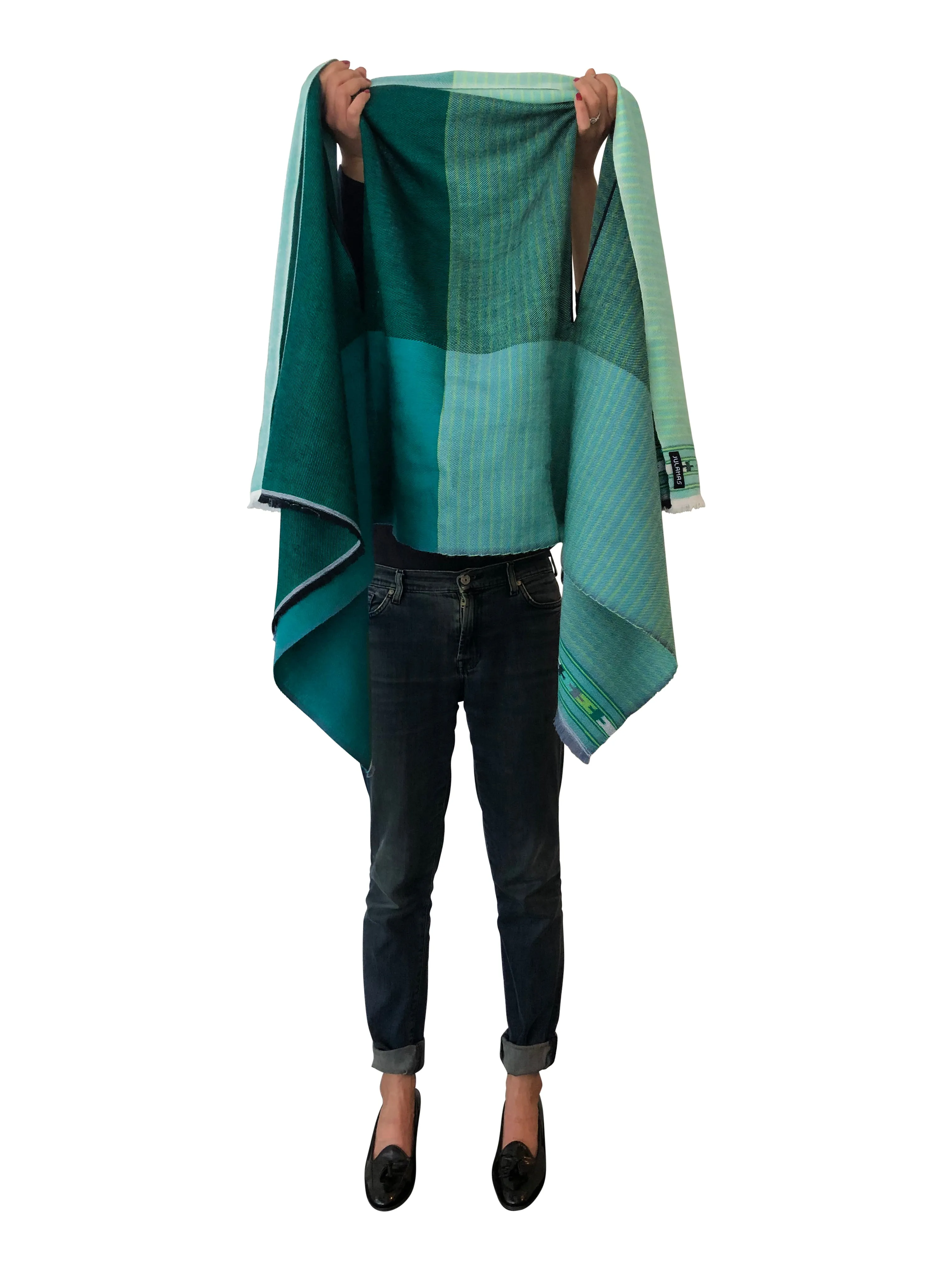 Light Wool Cape Fusion Green