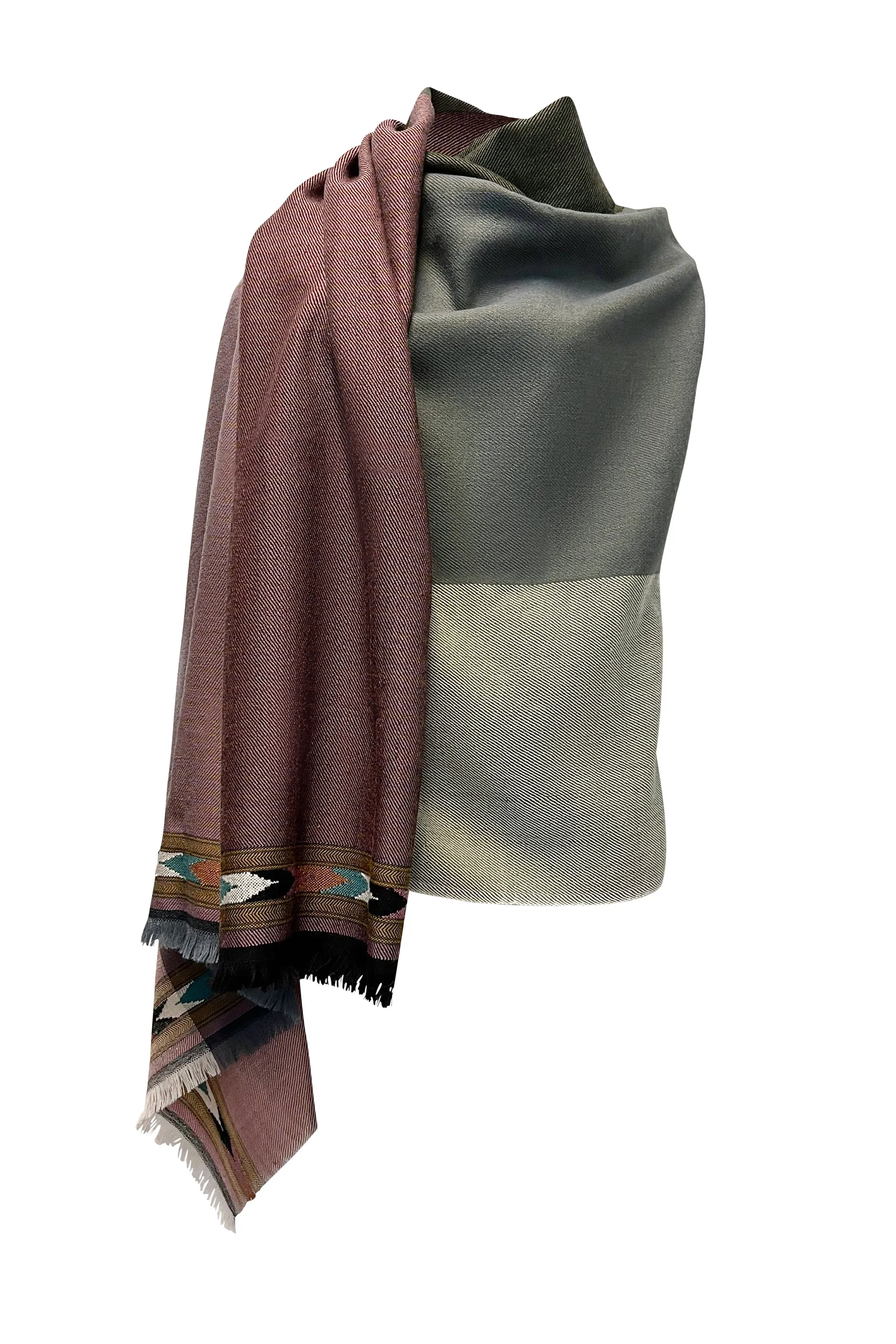 NEW! PETITE Light Wool Cape Fusion Dusty Pink