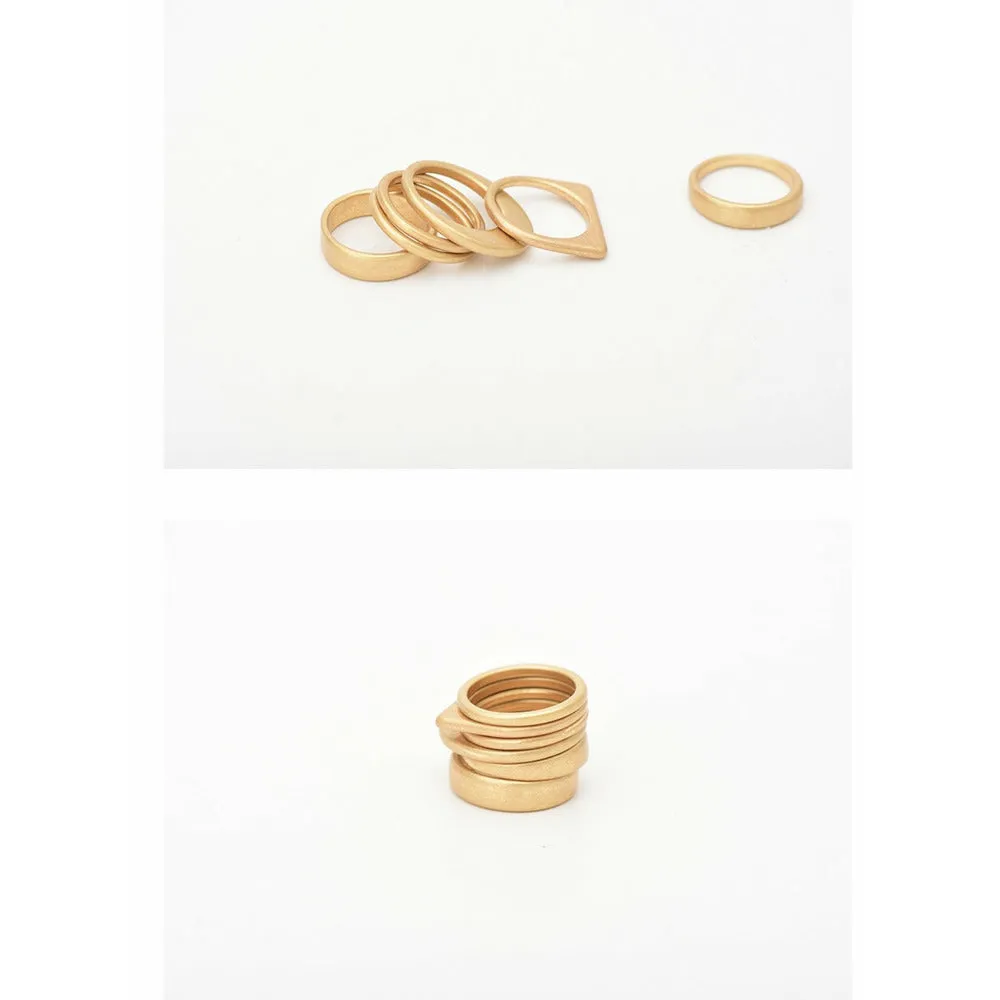 Oh-My-6 Piece Knuckle Rings