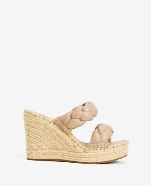 Olivia Braided Wedge Espadrille Sandal