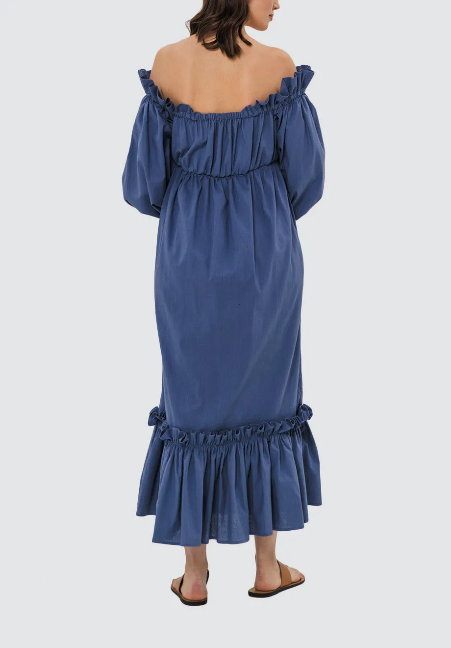 Ophelle Midi Dress | Blue