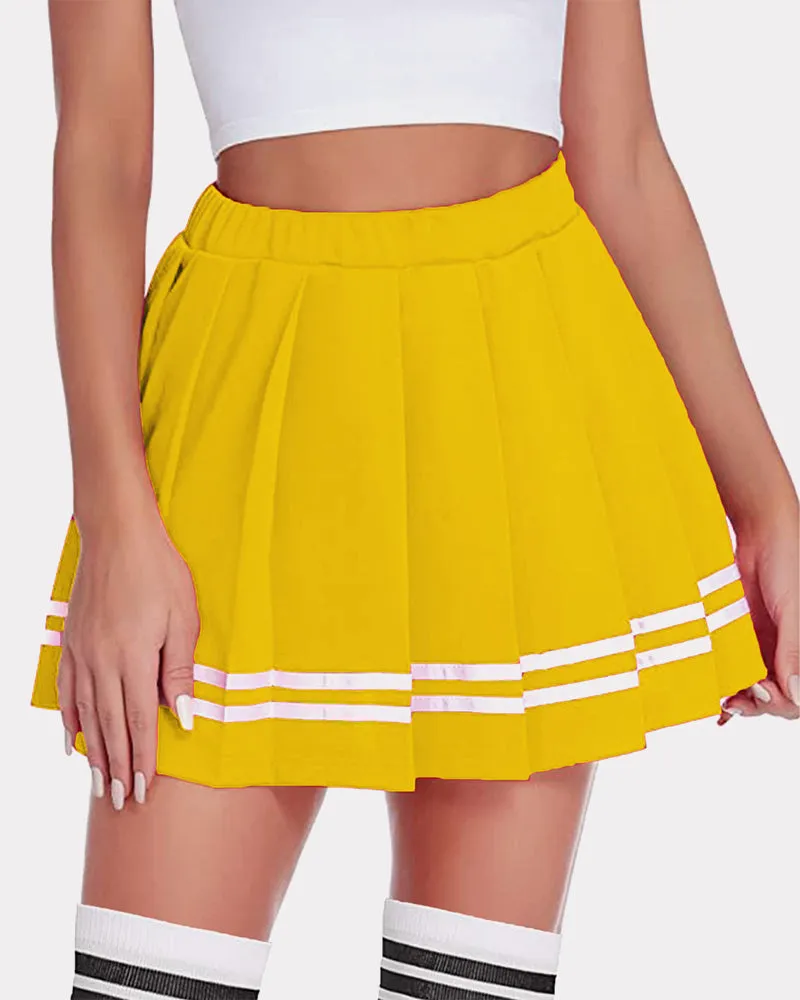 Pleated Skirt School Uniform Cheer Skirt