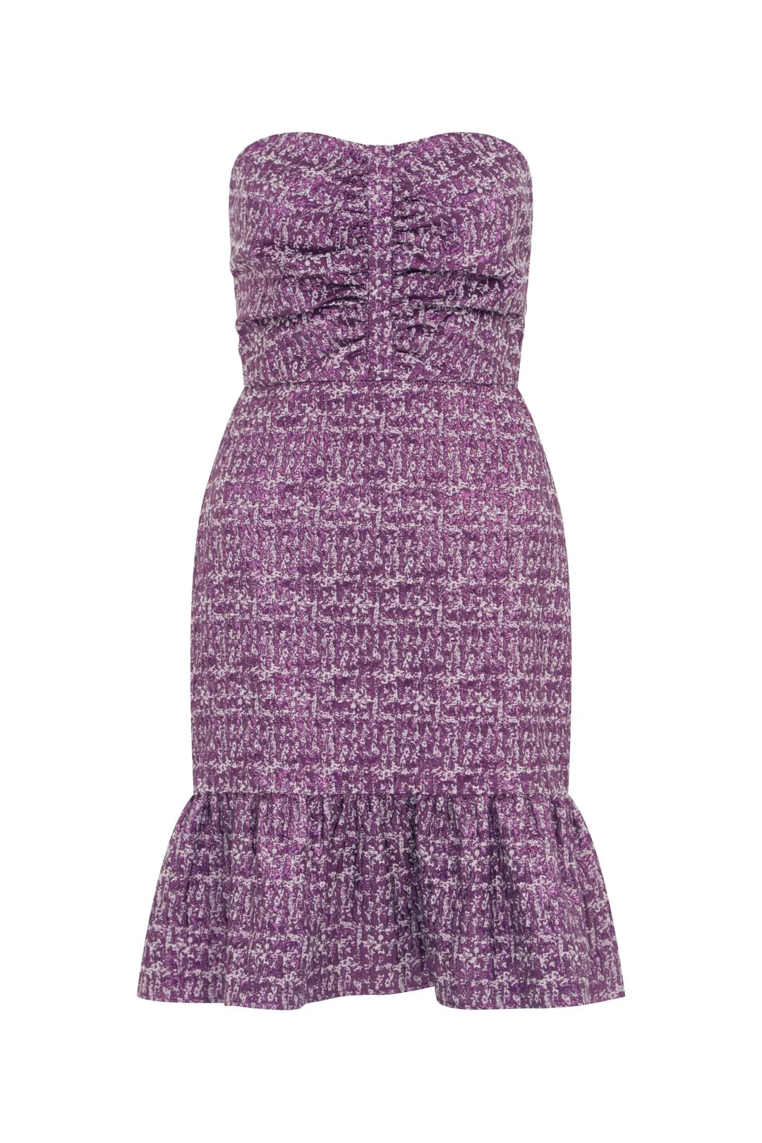 Sloan Dress Purple Metallic