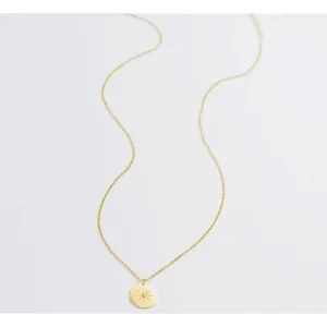 Star-Ry Gold Stainless Steel Necklace