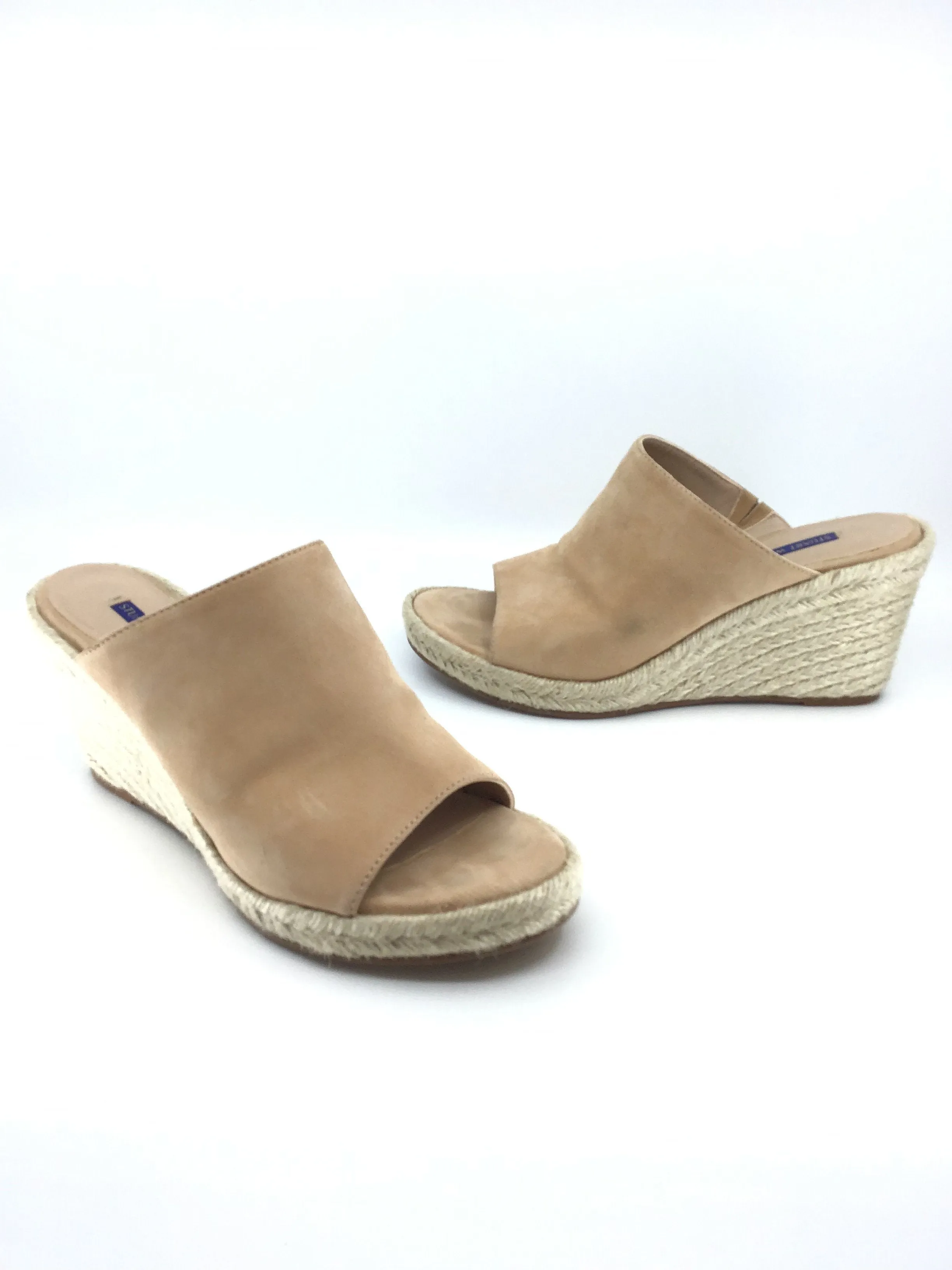 Stuart Weitzman Nude Espadrille Wedges Size 9.5