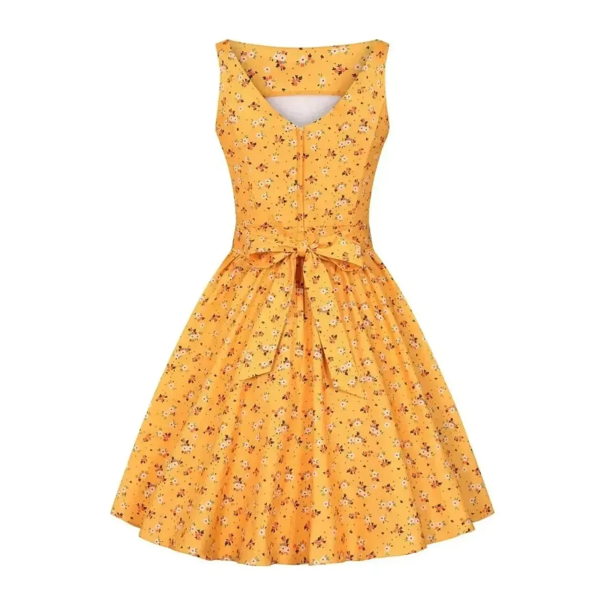 Tea Dress - Ditsy Yellow