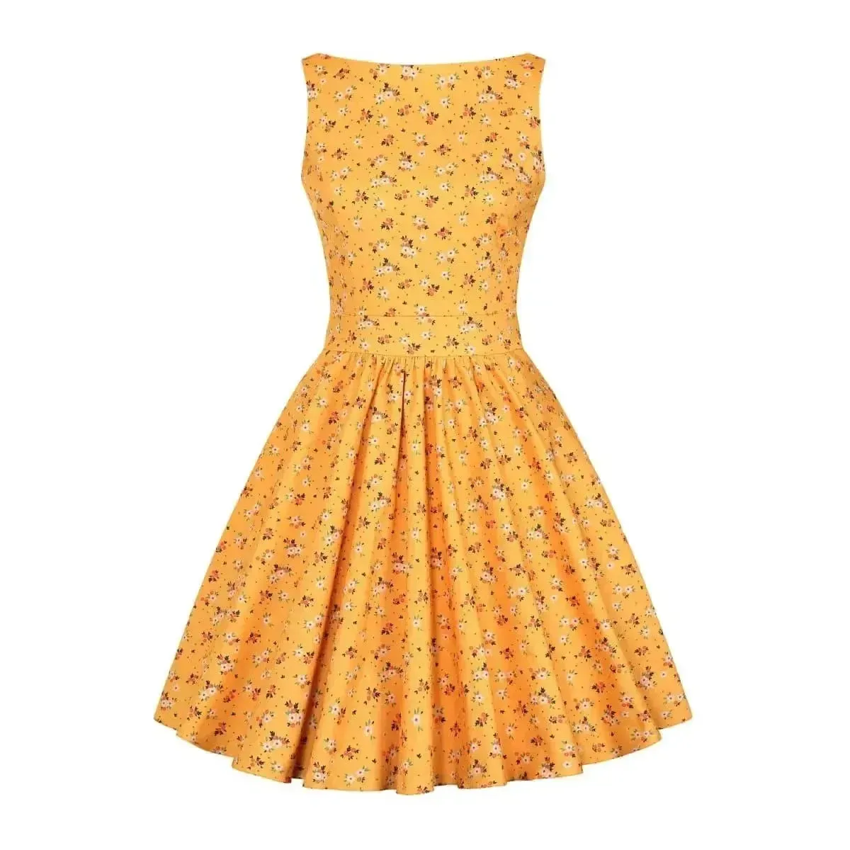 Tea Dress - Ditsy Yellow