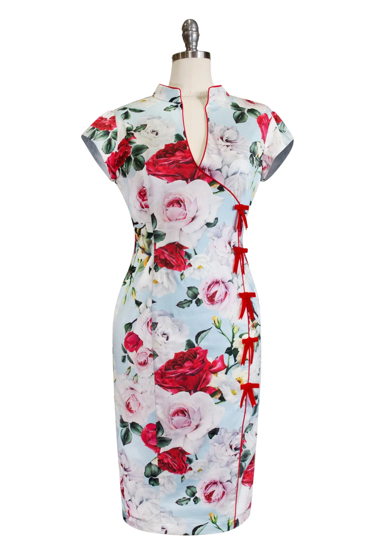 Tea Rose Wiggle Dress