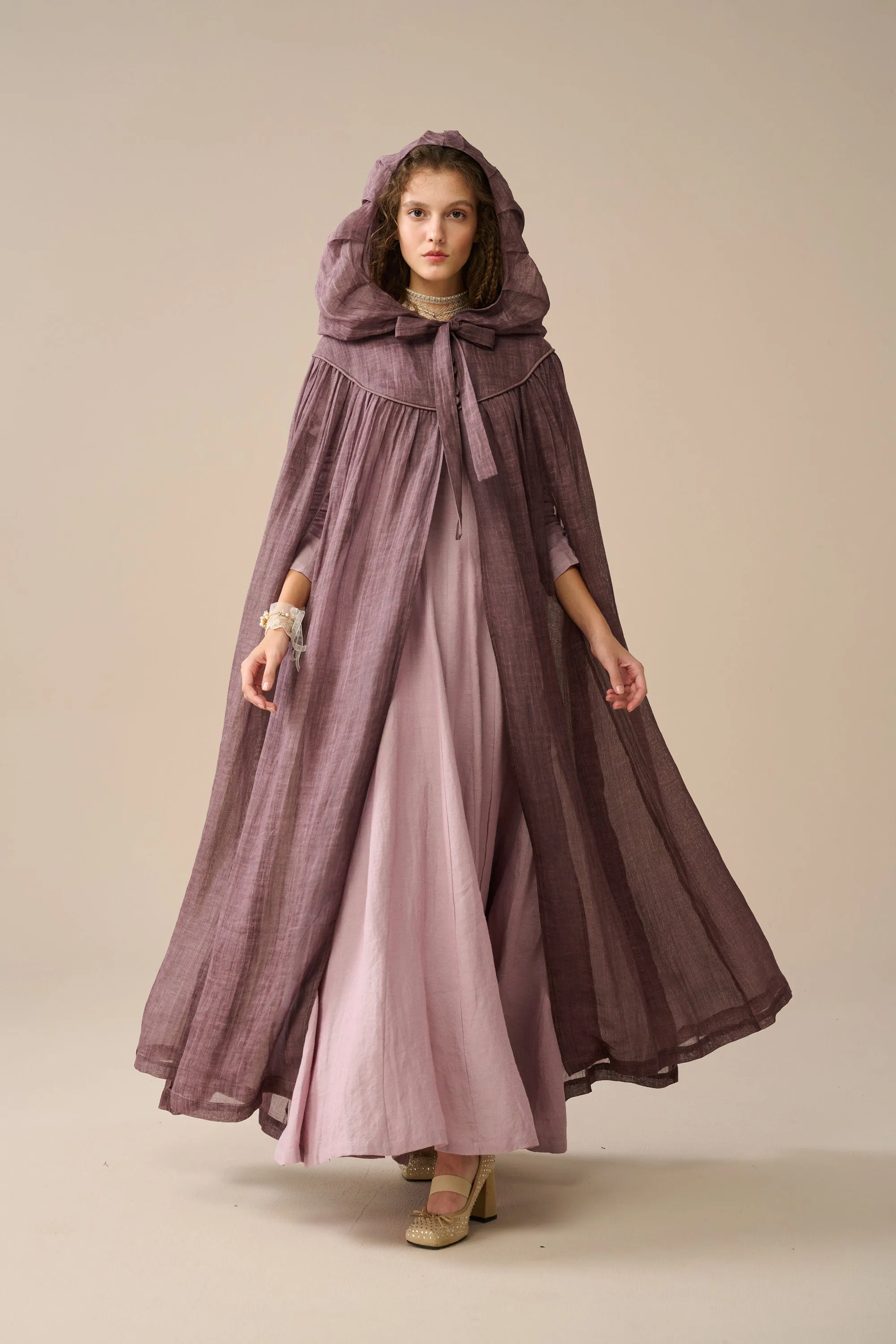 Venus 24 | Fairy Linen Hooded Cloak