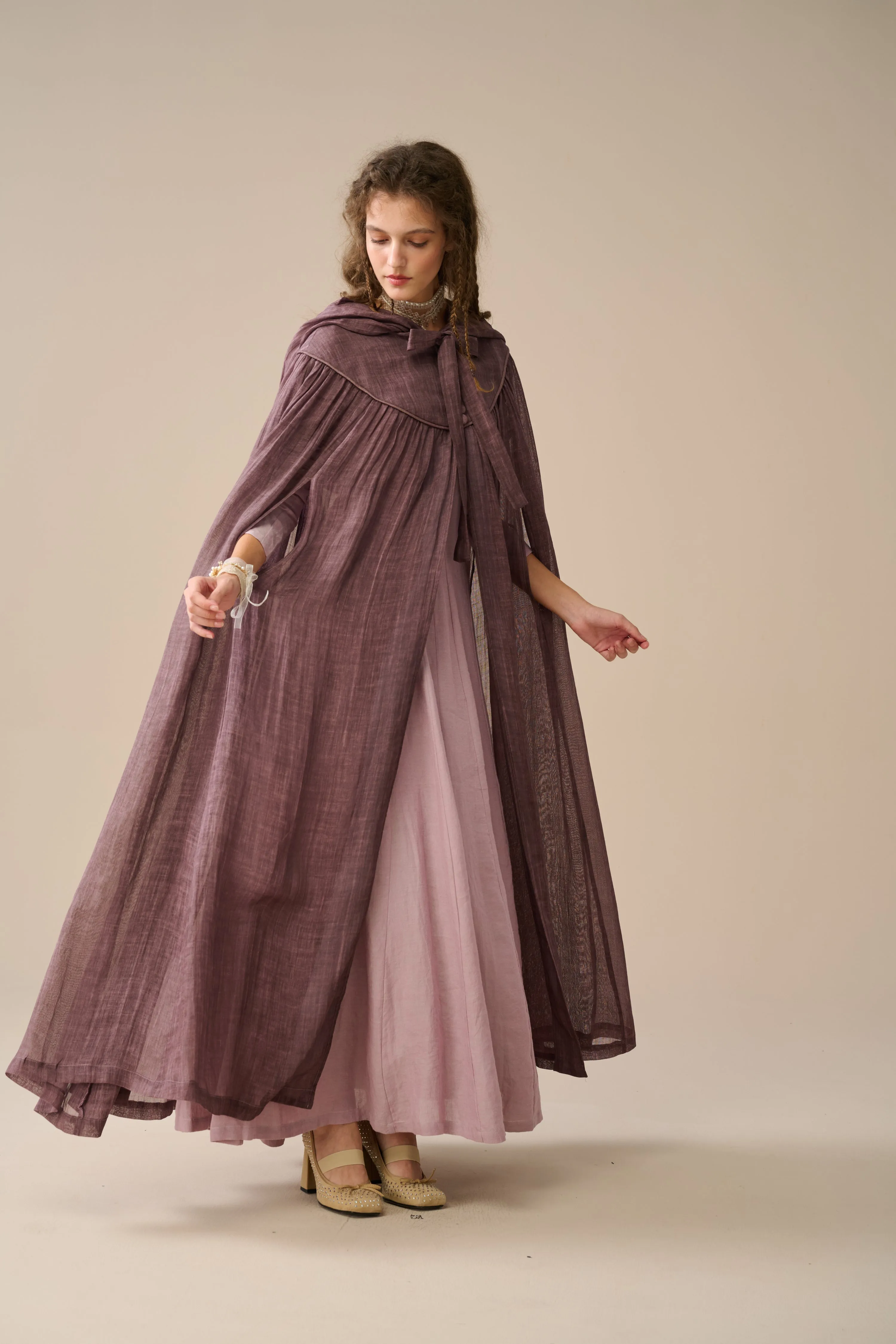 Venus 24 | Fairy Linen Hooded Cloak