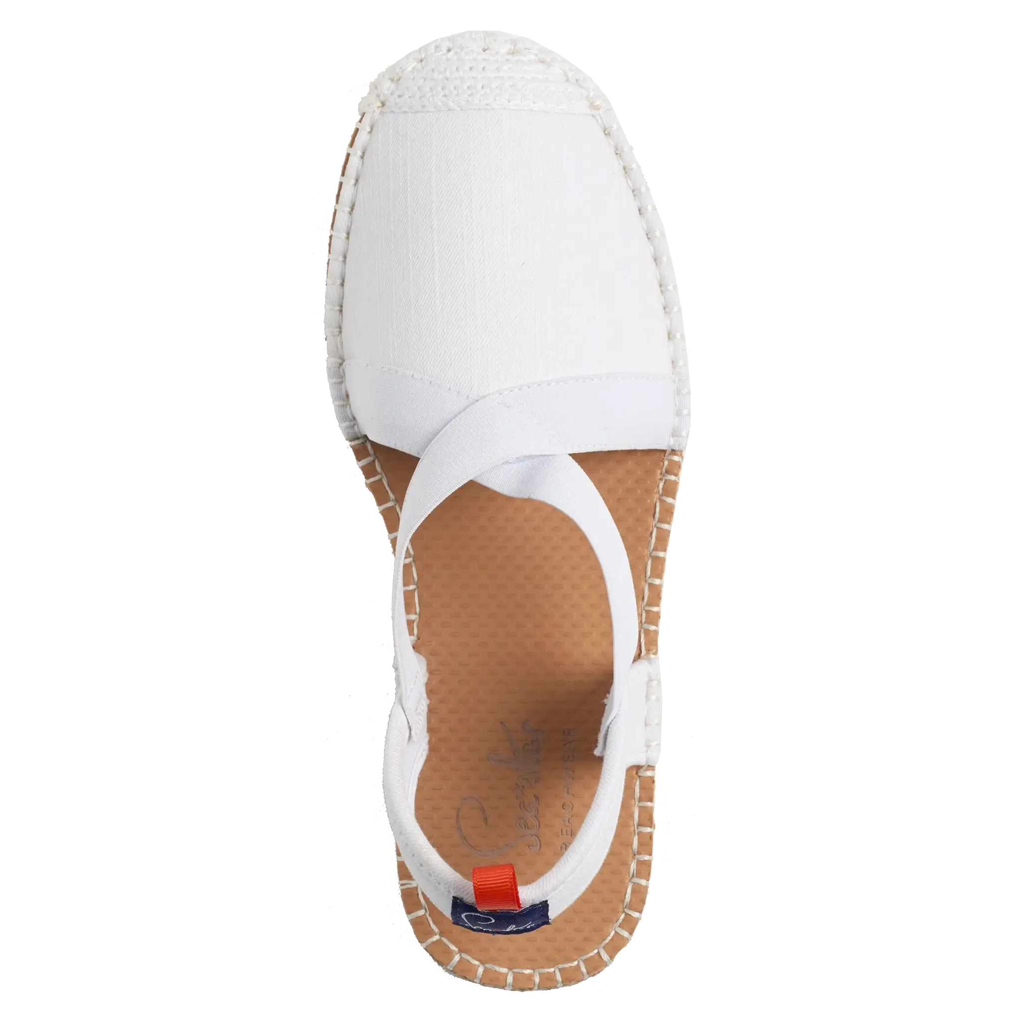 WHITE DENIM - WOMENS SEAFARER SLINGBACK