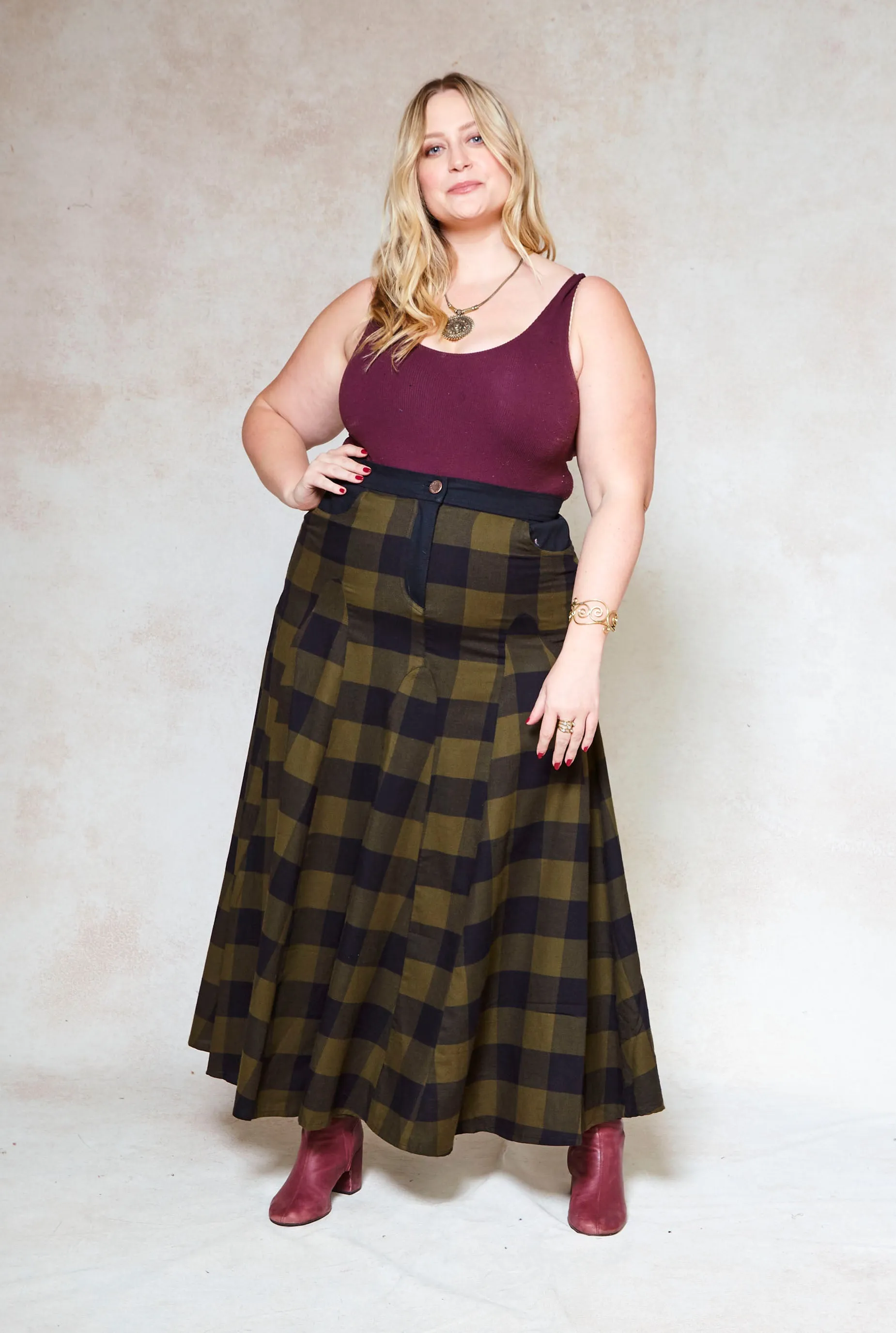 Winona Flannel Skirt